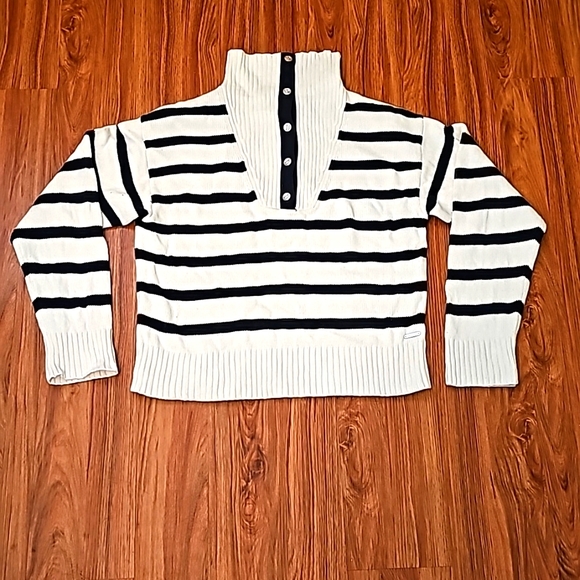 Nautica XS Cardigan Sweater in Marshmallow - Picture 1 of 3